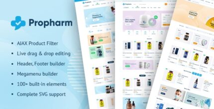 Propharm - Pharmacy &Medical WordPress WooCommerce Theme