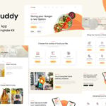 Puddy - Food Delivery App Elementor Template Kit