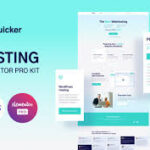 Quicker - Hosting Provider Company Website Template - Elementor Kit