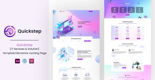 Quickstep IT Services Ready to use Elementor Landing Page