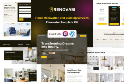 Roovi - Home Improvement Elementor Template Kit