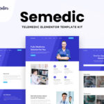 Semedic - Doctor Telehealth Elementor Template Kit