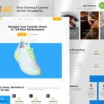 Shoelace - Shoes Cleaning & Laundry Service Elementor Template Kit