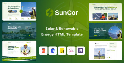 Suncor - Solar & Renewable Energy HTML Template