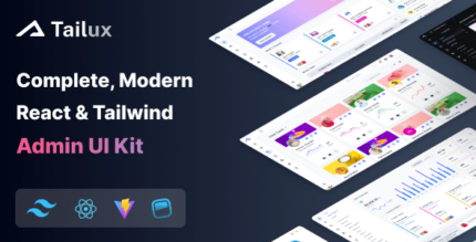 Tailux - React Tailwind Admin Template