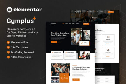 Toronto - Gym & Fitness Elementor Template Kit