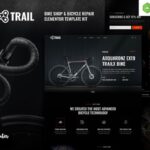 Trail - Bike Shop & Bicycle Repair Elementor Template Kit