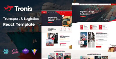 Tronis - Transport & Logistics React Template