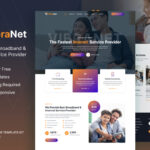 Vibranet - Broadband & Internet Service Provider Elementor Template Kit