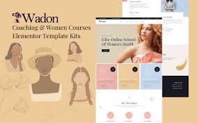 Wadon - Coaching & Women Courses Elementor Template Kits(m)