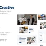 WeCreative - Digital Agency Elementor Template Kit