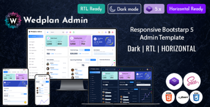 Wedplan - Bootstrap Admin Dashboard Template