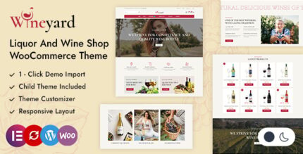 Wineyard - Liquor & Wine Store WordPress WooCommerce Theme