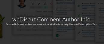 WpDiscuz – Comment Author Info