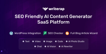 Writerap - AI Content Generator with SEO Optimizer SaaS Application