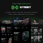 Yadi - Gym Elementor Kit Template(m)