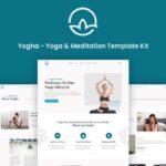 Yoga Meditation - Health and Fitness - Ready to Use Elementor Kit(m)