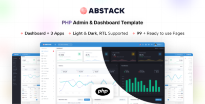 abstack php admin dashboard template