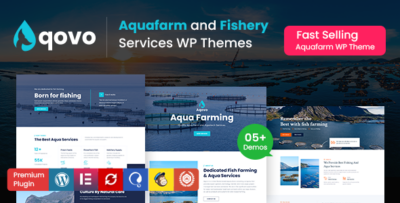 Aqovo - Aqua Farm & Fishery Services WordPress Theme