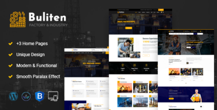 Buliten-Factory & Industry WordPress Theme