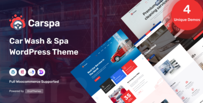 Carspa - Car Wash & Cleaning WordPress Theme