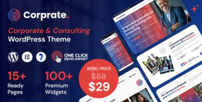 corprate corporate business wordpress theme