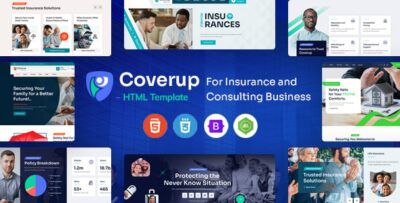 coverup insurance consulting business html template