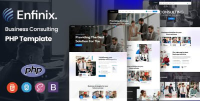 enfinix business consulting php template