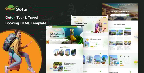 gotur-tour-travel-booking-html-template.jpg Gotur - Tour & Travel Booking HTML Template - Image 1