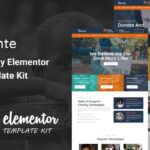 iDonte - Charity Non-Profit Elementor Template Kit