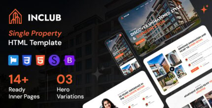 Inclub - Single Property HTML Template