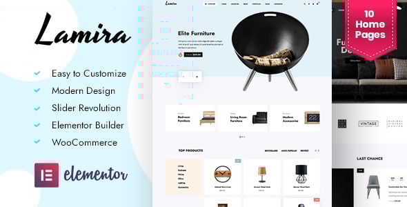 Lamira - Furniture & Cosmetics WooCommerce Theme Lamira - Furniture & Cosmetics WooCommerce Theme