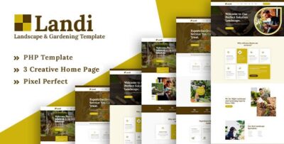 landi landscape gardening php template