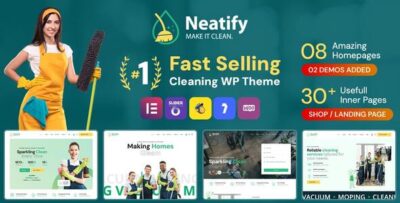 neatify cleaning services wordpress theme