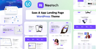 niotech saas app landing wordpress theme