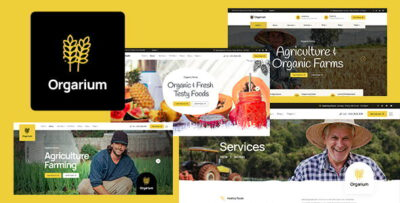 orgarium agriculture farming php template