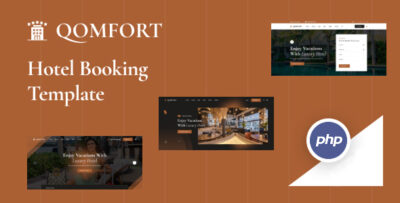 qomfort hotel booking php template