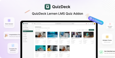 QuizDeck – Quiz Creation & Management Solution for Lernen LMS