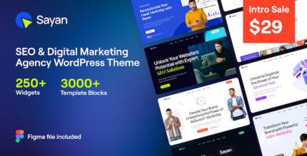 Sayan - SEO & Digital Marketing Agency WordPress Theme