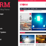 Storm - Magazine and Blog WordPress Theme v1.4