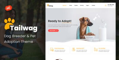 Tailwag - Dog Breeder WordPress Theme