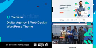 Technum | Digital Agency & Web Design WordPress Theme