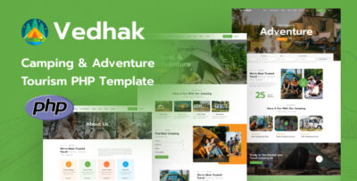 Vedhak - Adventure Tours and Travel PHP Template