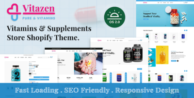 vitazen vitamins supplements store shopify theme os 2.0