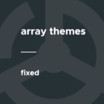 Array Themes Fixed WordPress Theme v3.3.8