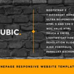 Cubic - One Page Creative Website Template  v1.2 14