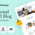 EcoDex - Fresh Food Blog Website For Healthy Lifestyle WordPress Theme