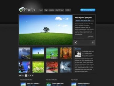 Elegant Themes ePhoto WordPress Theme