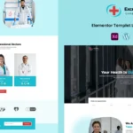Excellent Care & Cure - Health and Fitness Services Elementor Template