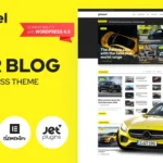 Glossel - Car Blog Website Template based on Elementor WordPress Theme